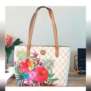 GIANI BERNINI BOTANICAL FLORA MEDIUM TOTE